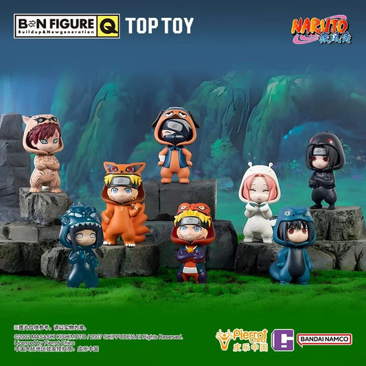 BN Figure X Naruto Ninja Part 1 Series Limited Edition | Naruto Shippuuden with Pajamas Naruto Sasuke Sakura Kakashi Gaara Hinata Itachi - Figure Collectable Toys Mystery Blind Box