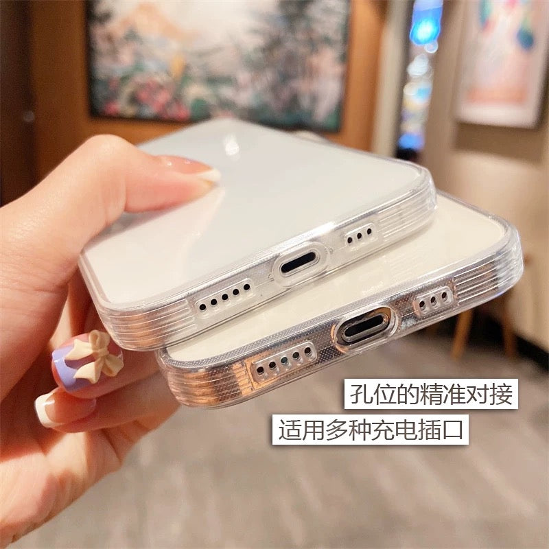 Japanese Cartoon Chiikawa Clean Case | Happy Fun Part1 - iPhone Case PLUS SE2 11 12 13 14 15 16 17 Pro Promax 12mini 13mini