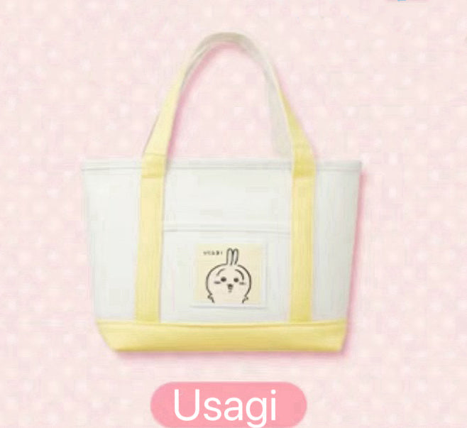 ChiiKawa X Miniso | ChiiKawa Hachiware Usagi Tote Bag - Kawaii items Room Decoration - KawaiiGiftLand