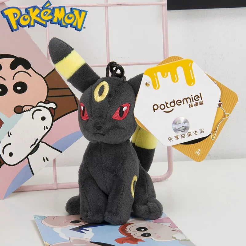 Japan Cartoon Pokemon Eevee Evolve Keychain | Eevee Espeon Umbreon Sylveon - Mascot Plush Doll  Kawaii Decoration KawaiiGiftLand