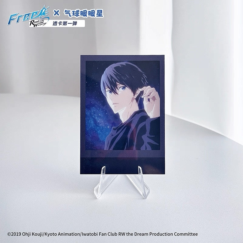 Japanese Anime Free! Iwatobi Swim Club Star Night Series Card | Haruka Makoto Rin Nagisa Rei Kirishima Sosuke - Cute Kawaii Item Blind Bag
