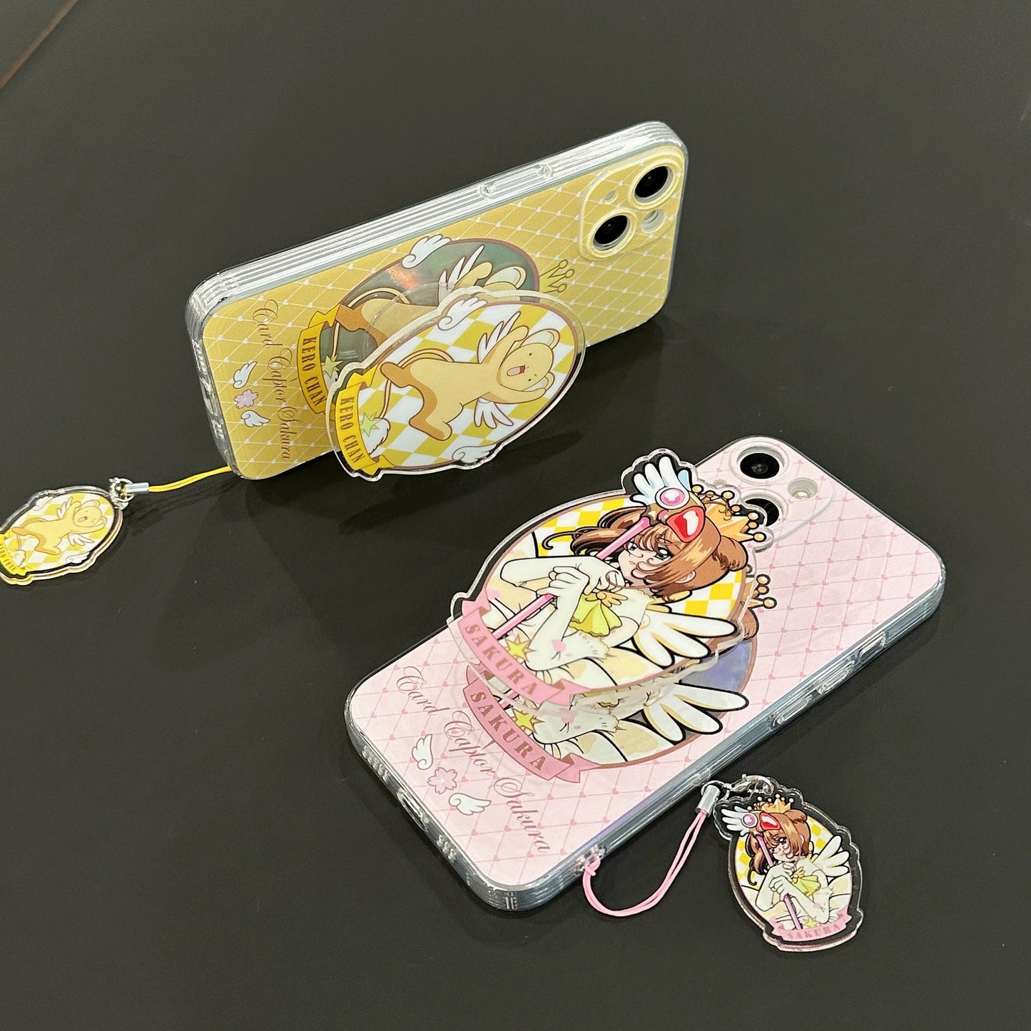 Japanese Cartoon Phone Stand | Sakura & Kero Chan KawaiiGiftLand