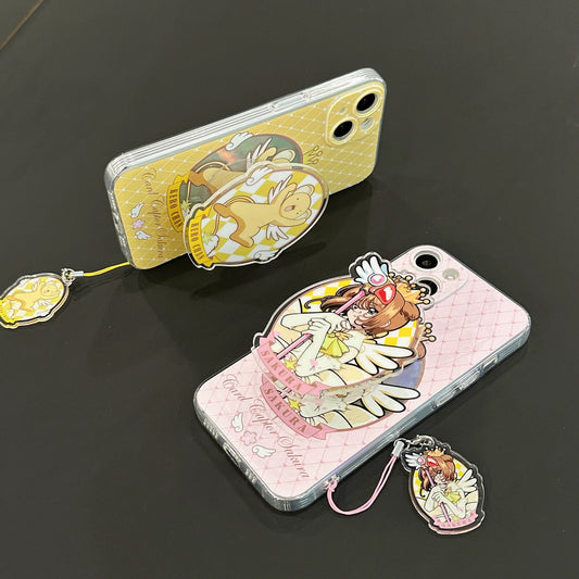 Japanese Cartoon Phone Stand | Sakura & Kero Chan KawaiiGiftLand