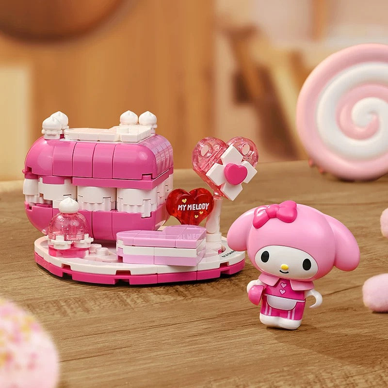 Sanrio Yummy Food Party | Hello Kitty My Melody Kuromi Cinnamoroll Pompompurin Pochacco -  Building Blocks Toy Collections KawaiiGiftLand