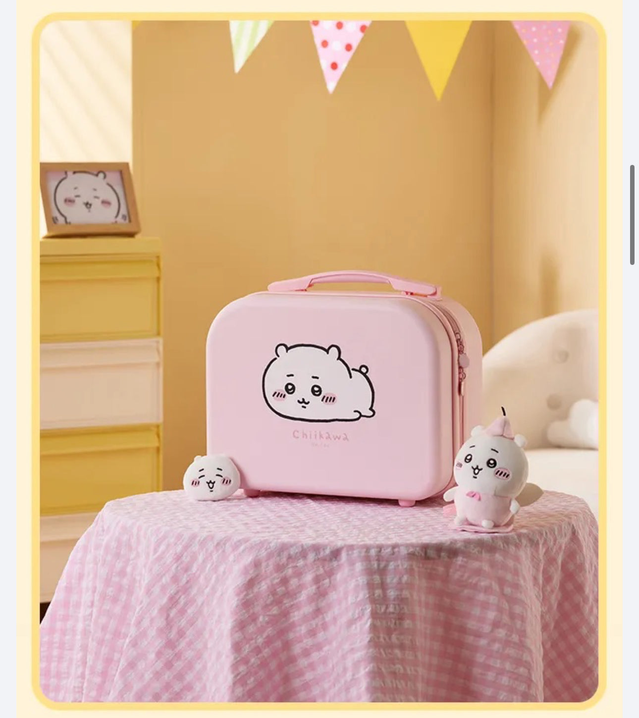 ChiiKawa X Miniso | ChiiKawa Hachiware Usagi Mini Suitcase - Kawaii Item Decoration KawaiiGiftLand