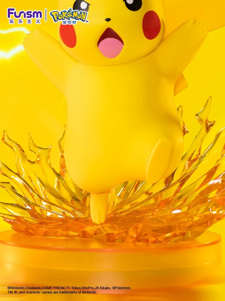Pokemon Characters Figure 17cm Pikachu Thunderbolt - Toy Collection KawaiiGiftLand