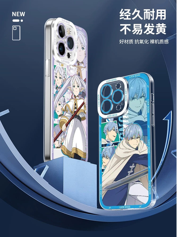 Japanese Anime FRIEREN | Shy Frieren - iPhone Case PLUS SE2 XS XR X 11 12 13 14 15 16 16e 17 17e Pro Promax 12mini 13mini