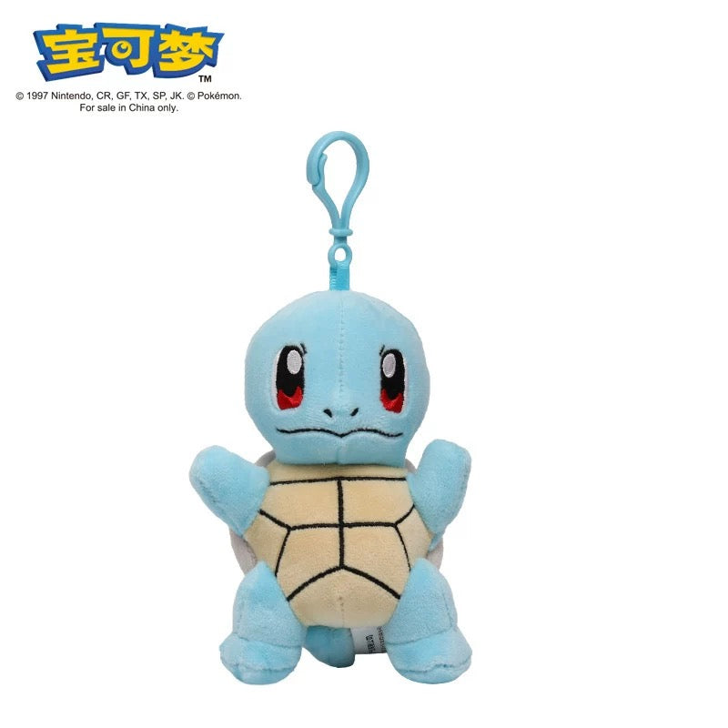 Japan Cartoon Pokemon Keychain | Pikachu Bulbasaur Charmander Squirtle Eevee Jigglypuff Psyduck Snoriax Mew PokeBall - Mascot Plush Doll Kawaii Decoration KawaiiGiftLand