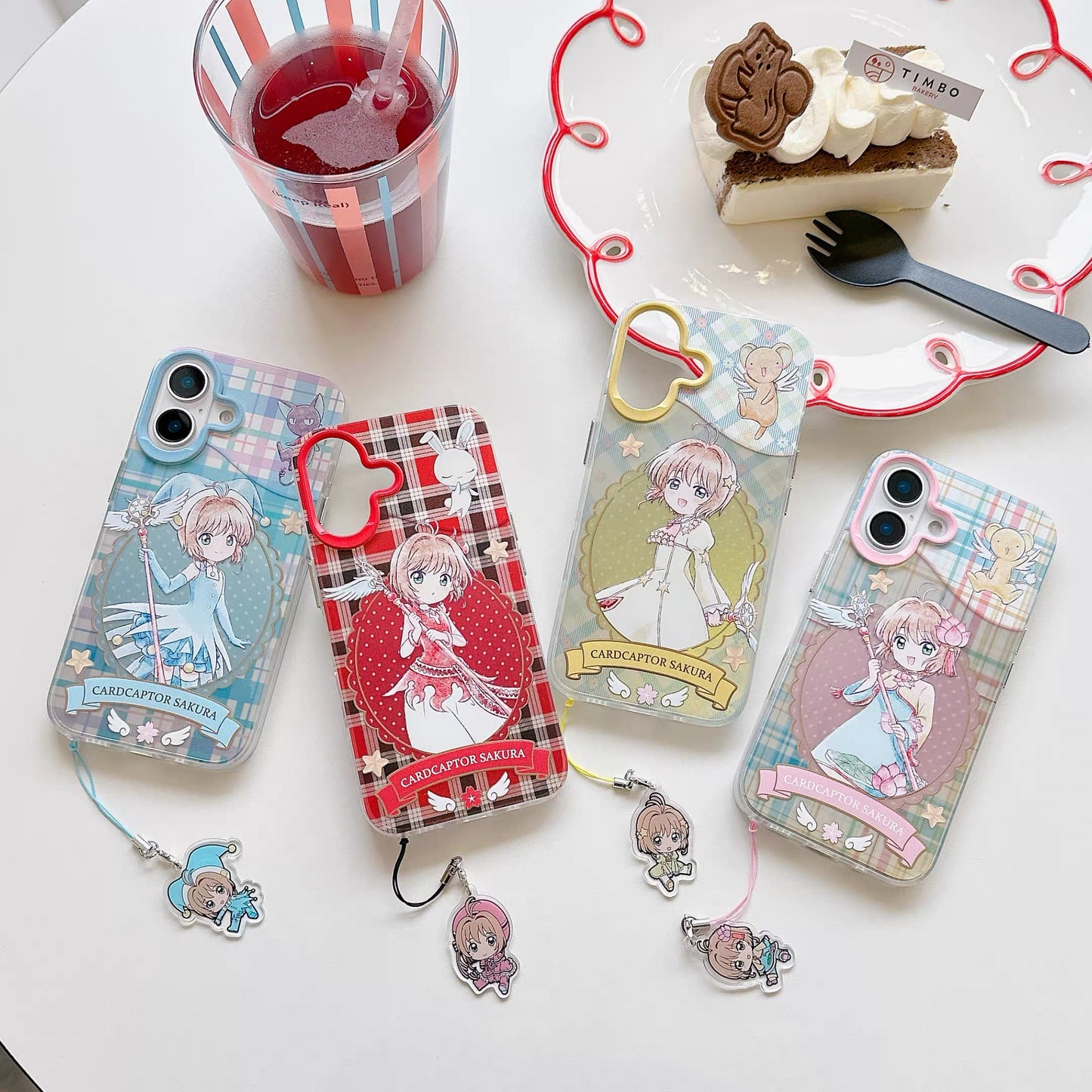 CardCaptorSakura Comic Laser Case | Sakura Cosplay 4 Styles - Phone Case Samsung Galaxy S26 S25 S24 S23 S22 S21 FE Ultra Edge