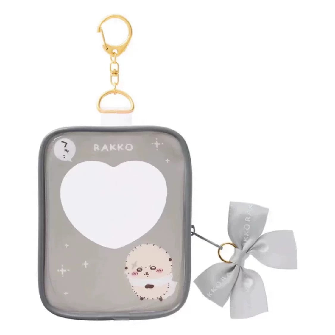 Japanese Cartoon Chiikawa Plastic with Ribbon Itabag Bag Keychain | ChiiKawa Hachiware Usagi Momonga Kurimanju Rakko Shisa Kani - Kawaii Items Can Put in Dolls Keep Dolls Clean KawaiiGiftLand