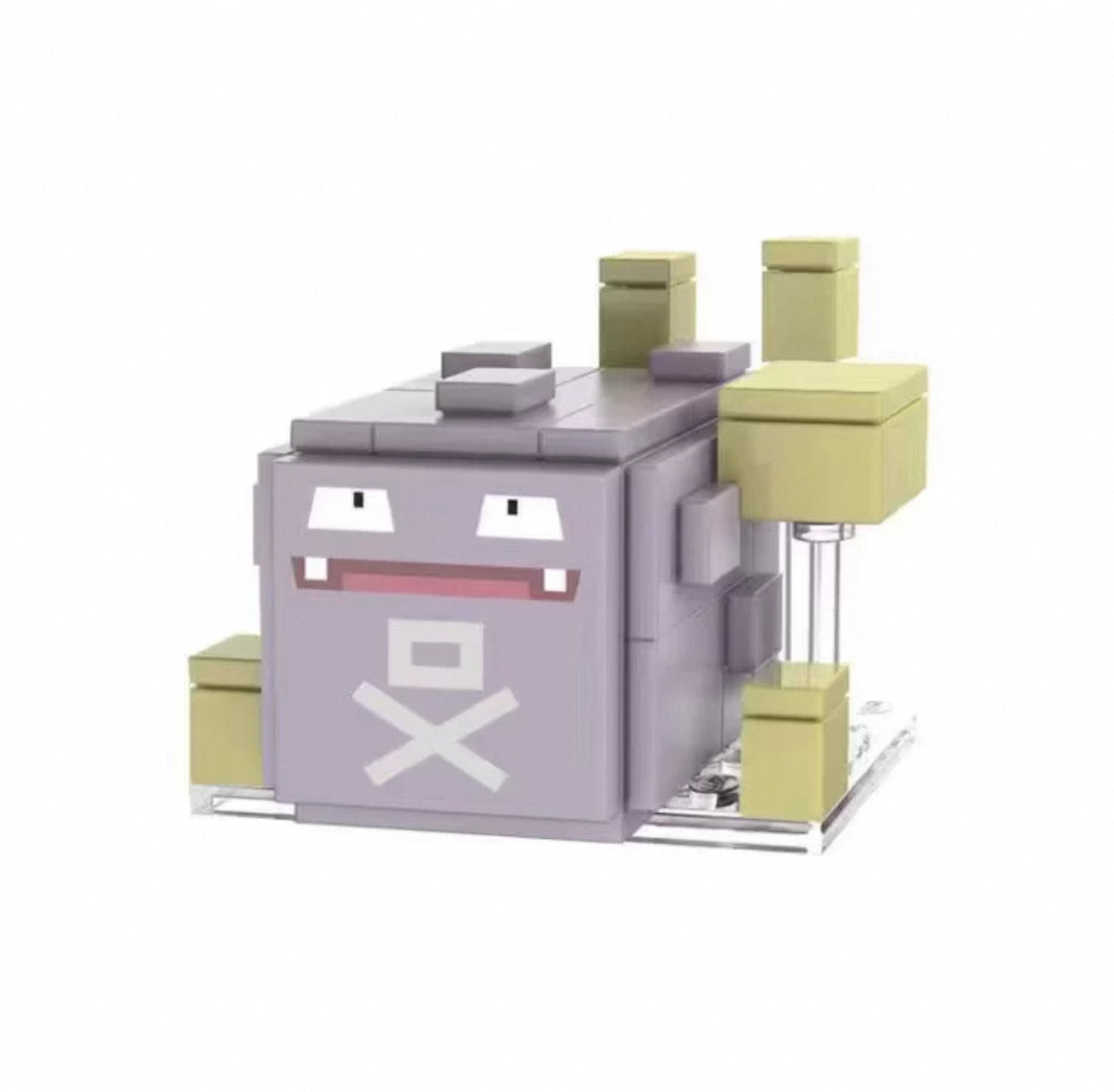 Pokemon Adventures Cube Build Blocks Part 2 | Mewtwo Clefairy Psyduck Diglett Pikachu Poliwag Voltorb Koffing - Moveable Blind Box Building Blocks Toy Collections