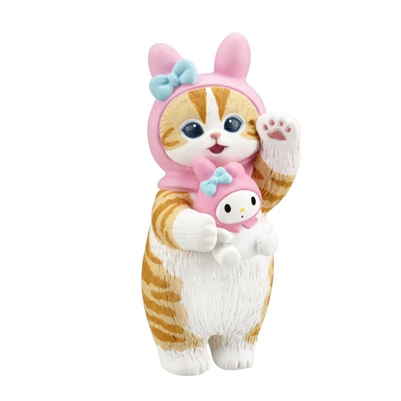 Japan Kitan Club Sanrio Characters x Mofusand Part 1 | Hello Kitty My Melody Kuromi Cinnamoroll Pompompurin Hangyodon- Full Set of 6 KawaiiGiftLand