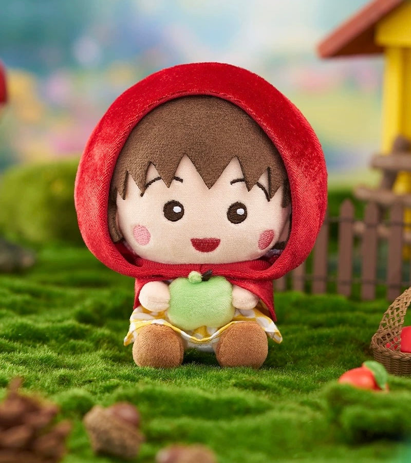 Chibi Maruko Chan Plush Doll | Fairy Tale Theater Part 1 Series - Mini Plush Doll Figure Keychain Collectable Toys Mystery Blind Box