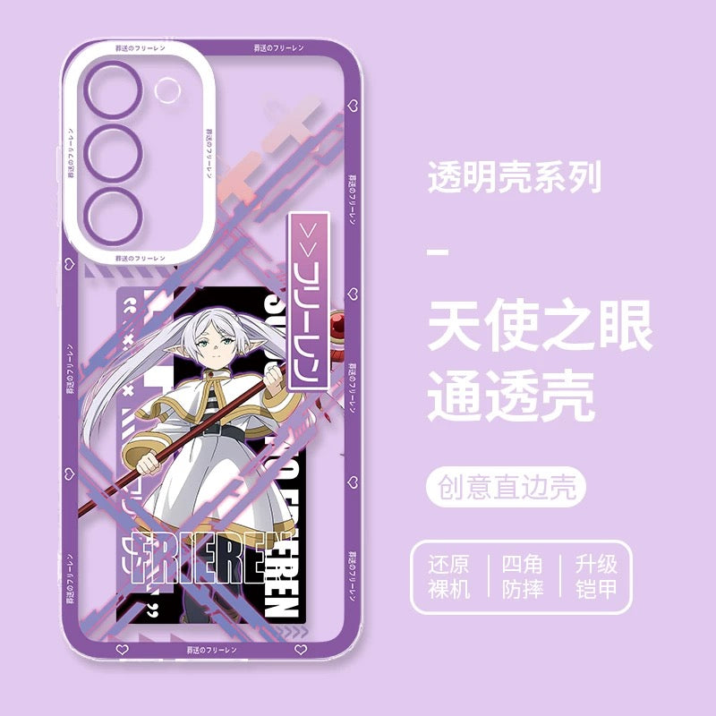 Japanese Anime FRIEREN Anime & Cute Purple Styles | Frieren 4 Styles - Phone Case Samsung Galaxy S26 S25 S24 S23 S22 S21 FE Ultra