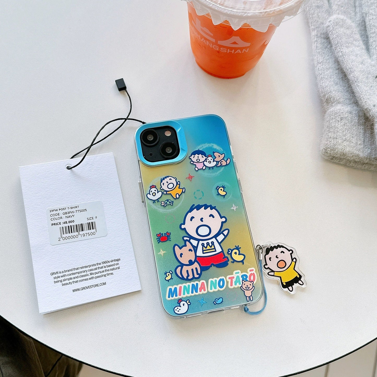 Japanese Cartoon iPhone Case with Strap | Laser Bad Badtz Maru Minna No Tabo - iPhone CasePhone Case  7 8 PLUS SE2 XS XR X 11 12 13 14 15 16 Pro Promax 12mini 13mini KawaiiGiftLand