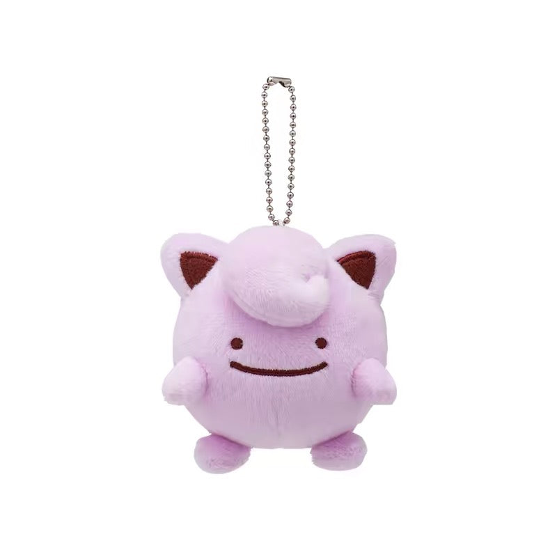 Japan Cartoon Pokemon Center Ditto Crossover Part 4 | Jigglypuff Mareep Mimikyu Mew Lucario Vulpix Magikarp Lapras Dragonite Snorlax Gengar - Mascot Mini Plush Doll