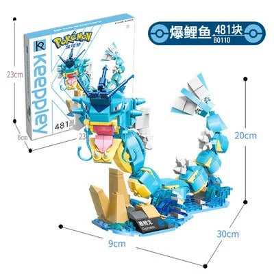 Pokemon Character Evolution Series Part 1 | Charizard Blastoise Venusaur Gyarados Mewtwo - Building Blocks Toy Collections KawaiiGiftLand