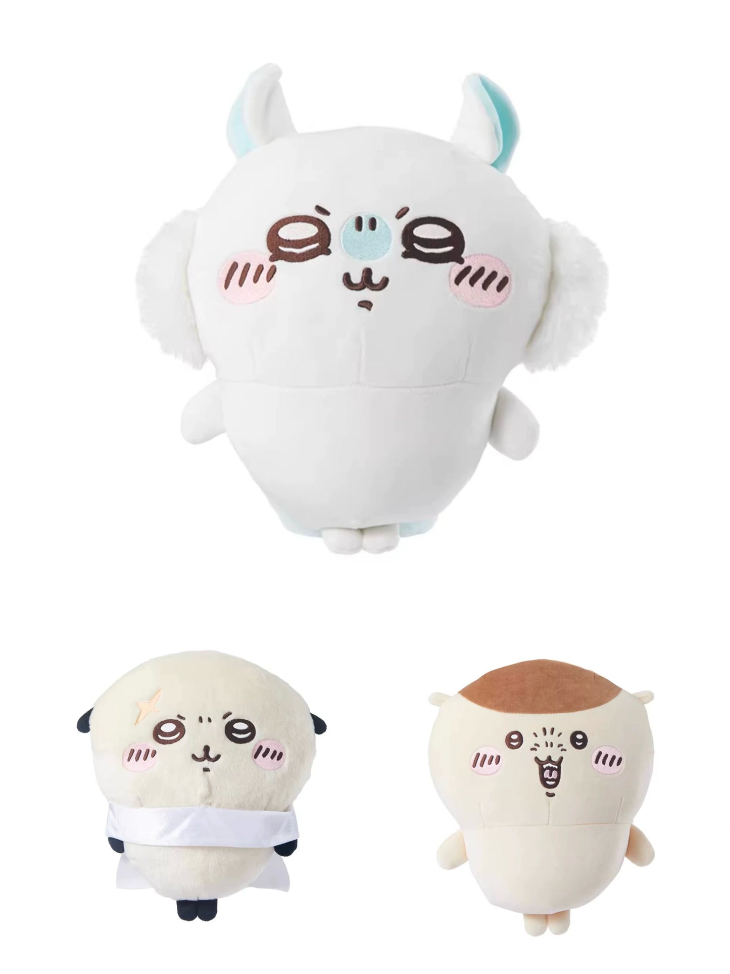 ChiiKawa X Miniso | Momonga Kurimanju Rakko Standing Plush Doll - Kawaii items Room Decoration doll KawaiiGiftLand