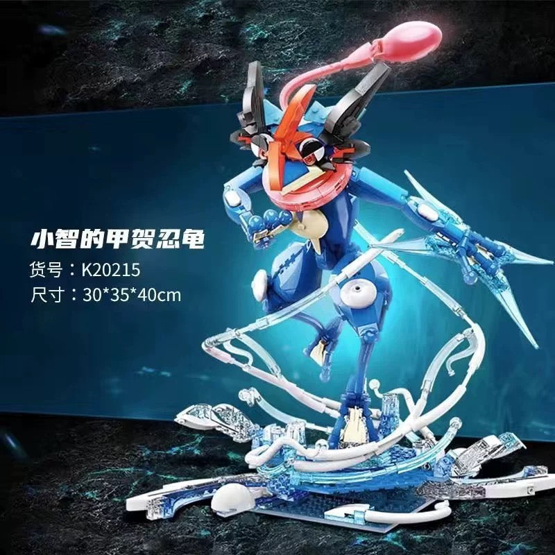 Pokemon Character Evolution Series Part 2 | Dark Charizard X Ash-Greninja - Building Blocks Toy Collections