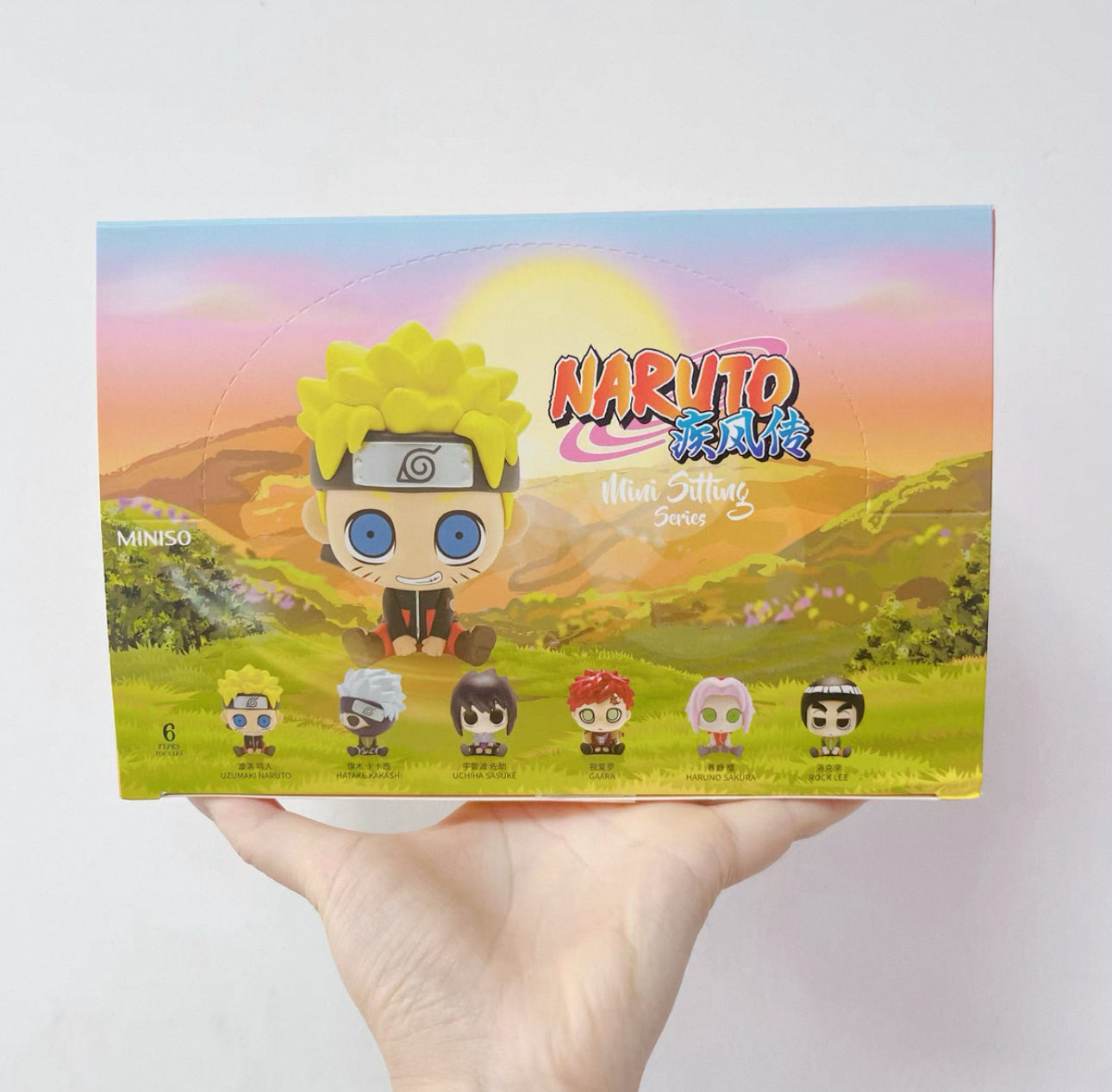 Miniso X Naruto Ninja Mini Sitting Part 1 Series Limited Edition | Naruto Shippuuden Naruto Sasuke Sakura Kakashi Gaara Lee -  Figure Keychain Collectable Toys Mystery Blind Box