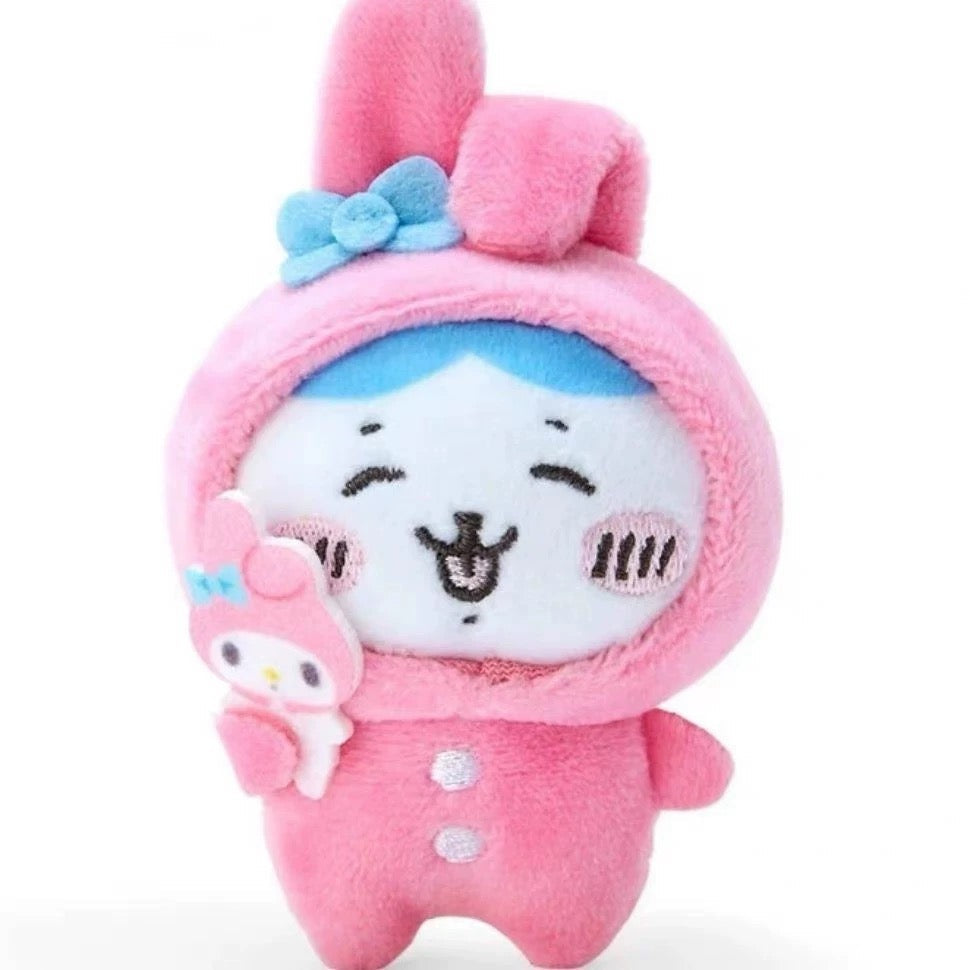 Japan ChiiKawa X Nagano X Sanrio | ChiiKawa Hachiware Usagi Hello Kitty My Melody Cinnamoroll Pompompurin Pochacco Japanese Food -  Plush Doll 20cm Keychain 10cm KawaiiGiftLand