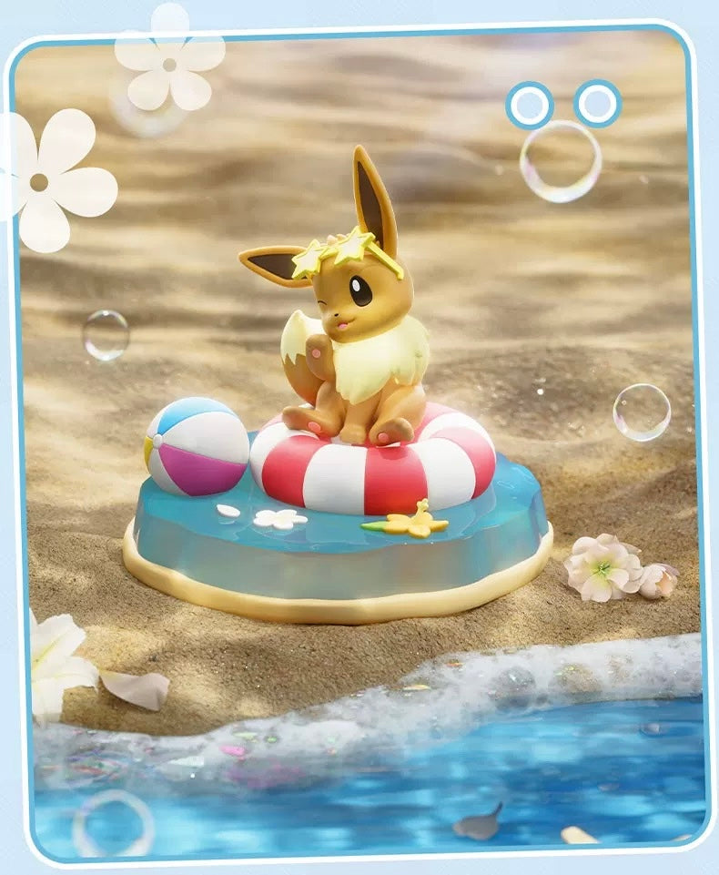 Pokemon Natural Fun Holiday Series | Pikachu Bulbasaur Eevee Psyduck Slowpoke Meowth - Anime Collectable Toys Figure KawaiiGiftLand