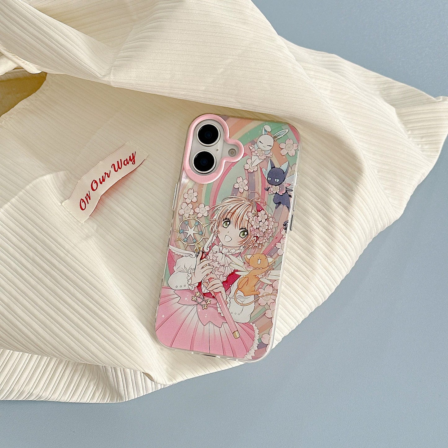 CardCaptorSakura Retro Comic Laser Case | Part 3 Cosplay Style Sakura - Phone Case Samsung Galaxy S26 S25 S24 S23 S22 S21 FE Ultra Edge