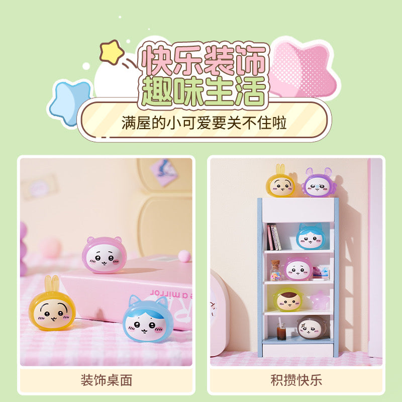 Free Gift : ChiiKawa X Miniso | ChiiKawa Hachiware Usagi Momonga Kurimanju Rakko Pajamas Beans Blind Box Mini Figure - Kawaii Item Cute Accessories KawaiiGiftLand
