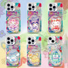 Japanese Cartoon Sanrio Spring Flower Fairy Laser Case | Hello Kitty My Melody Kuromi Cinnamoroll Pompompurin Hangyodon - Phone Case Samsung Galaxy S26 S25 S24 S23 S22 S21 FE Ultra Edge