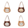 ChiiKawa X Miniso Fluffy Bear Series | ChiiKawa Hachiware Usagi Momonga Fluffy Bear Cute Plush Doll Crossbody Bag - Kawaii Items Room Decoration