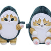 Miniso X Mofusand | Mofusand Cat in Shark Costume Standing and Sitting Cute Plush Doll - Kawaii items Room Decoration Doll