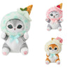 Miniso X Mofusand Ice Cream Series | Mofusand Cat in Ice Cream Cone Costume Sitting Cute Plush Doll - Kawaii items Room Decoration Doll