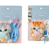 Miniso X Mofusand Ice Cream Series | Mofusand Cat Eating Ice Cream Cute Plush Doll Phone Strap Adapter Back Clip - Kawaii items Room Decoration Doll