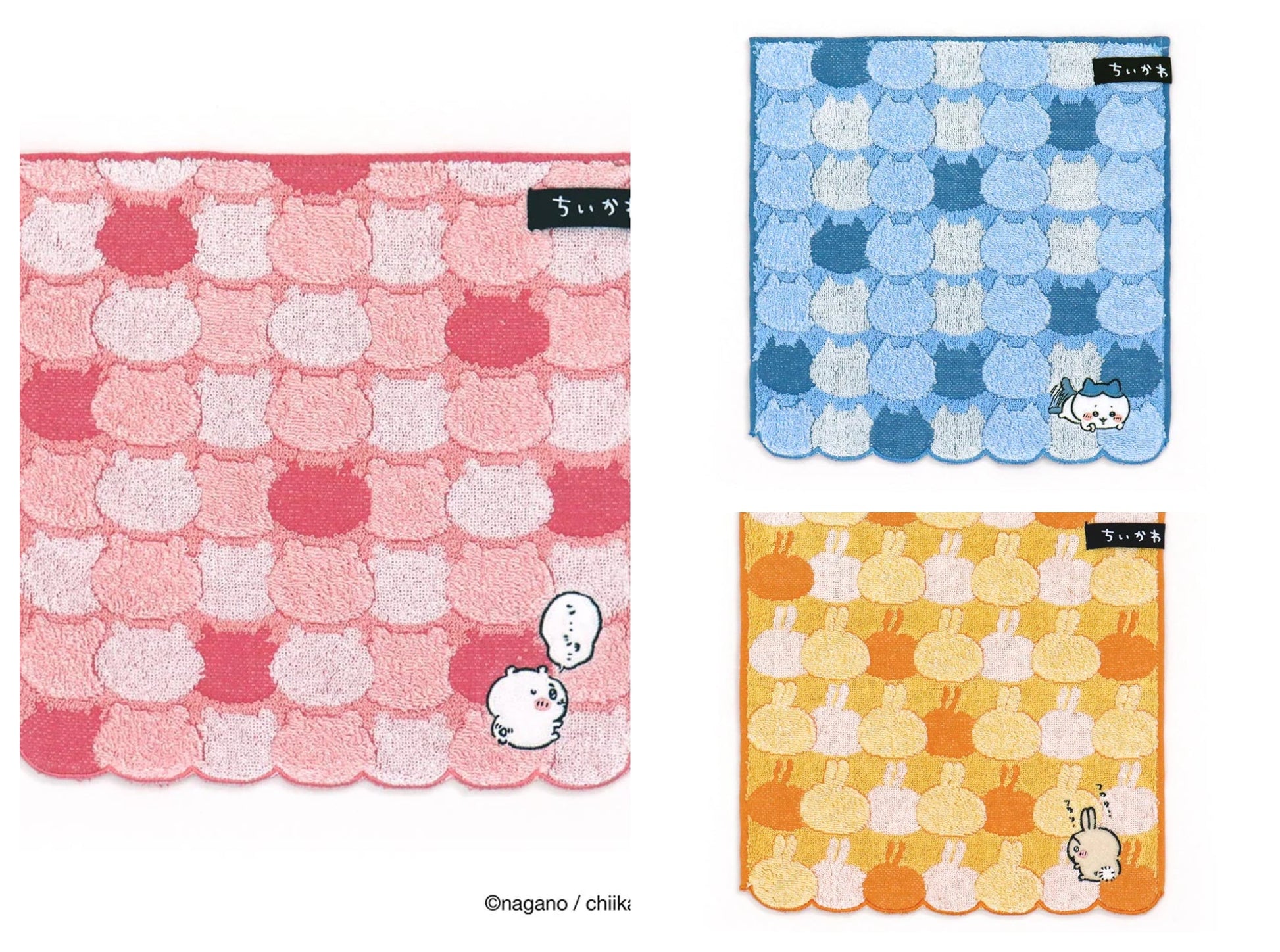 Japan ChiiKawa | ChiiKawa Hachiware Usagi Cute Icon Handkerchief Hand Towel - Kawaii Cute Item KawaiiGiftLand