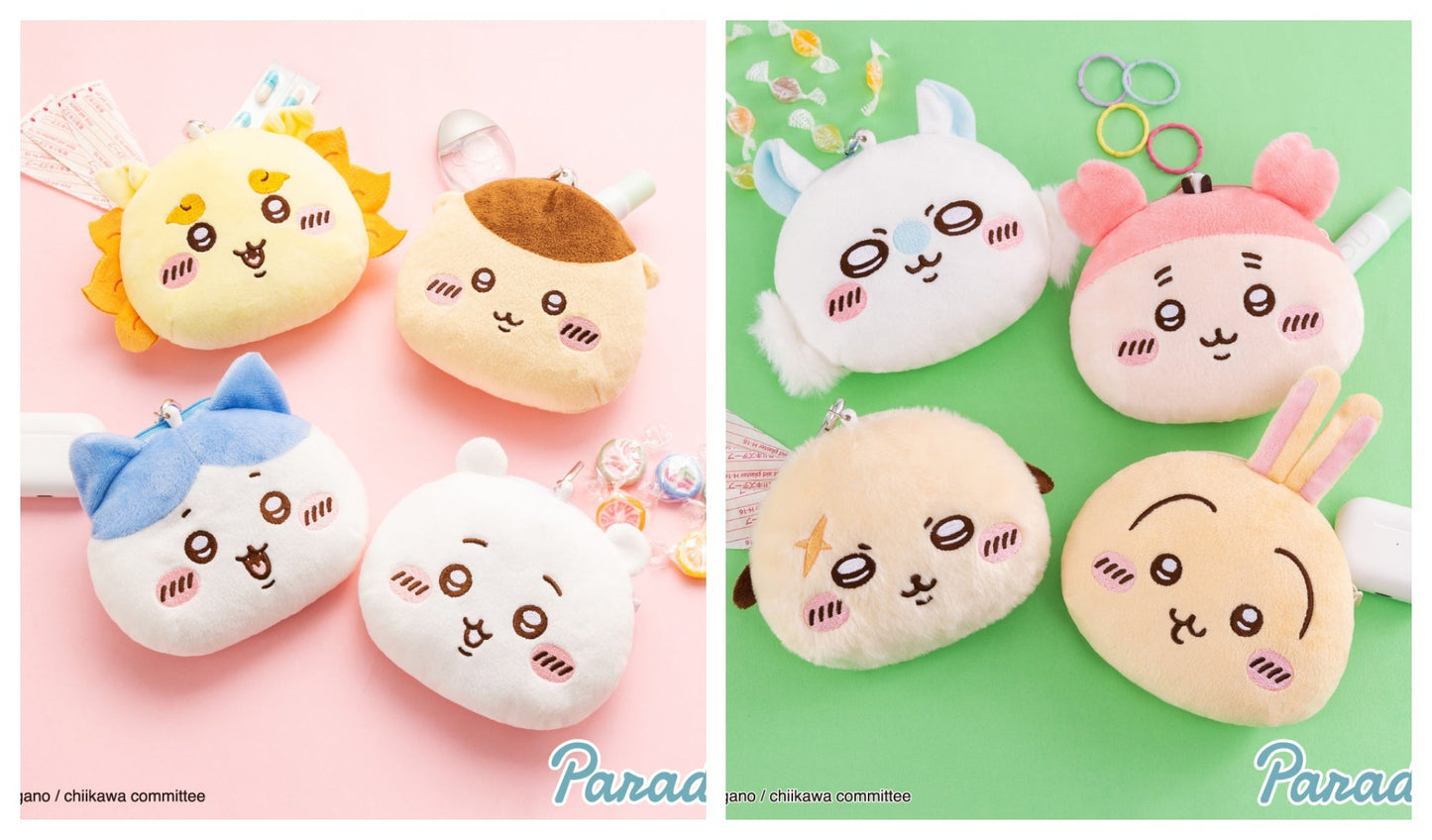 Japan ChiiKawa | ChiiKawa Hachiware Usagi Momonga Kurimanju Rakko Shisa Crab Plush Doll Purse Keychain Kawaii items Room Decoration doll KawaiiGiftLand
