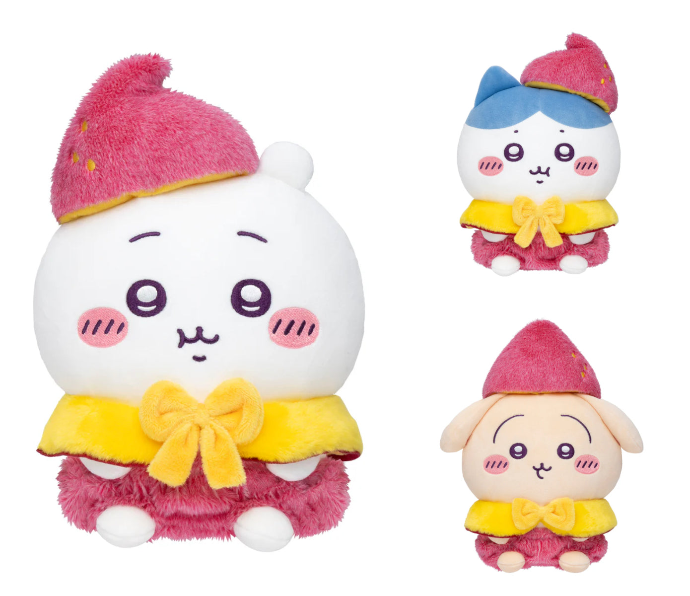 [Pre-Order] Japan ChiiKawa Sweet Potato series | ChiiKawa Hachiware Usagi with Sweet Potato Plush Doll Kawaii items Room Decoration doll