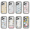 Japanese Cartoon ChiiKawa Clear with Transparent Black Frame New Version Case | Cute Icon & Friends 8 Styles ChiiKawa Hachiware Usagi - iPhone Case 13 14 15 16 17 Pro Promax