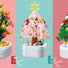 Mini Block Christmas Tree Chinese New Year | Green Pink Xmas Tree Tangerine -  Building Block Christmas Gift DIY Handmade Gift
