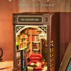 Craft Kits Wooden Booknook & Wonderland | Bookstore - DIY Handmade Mini World Miniature Gift with LED Light