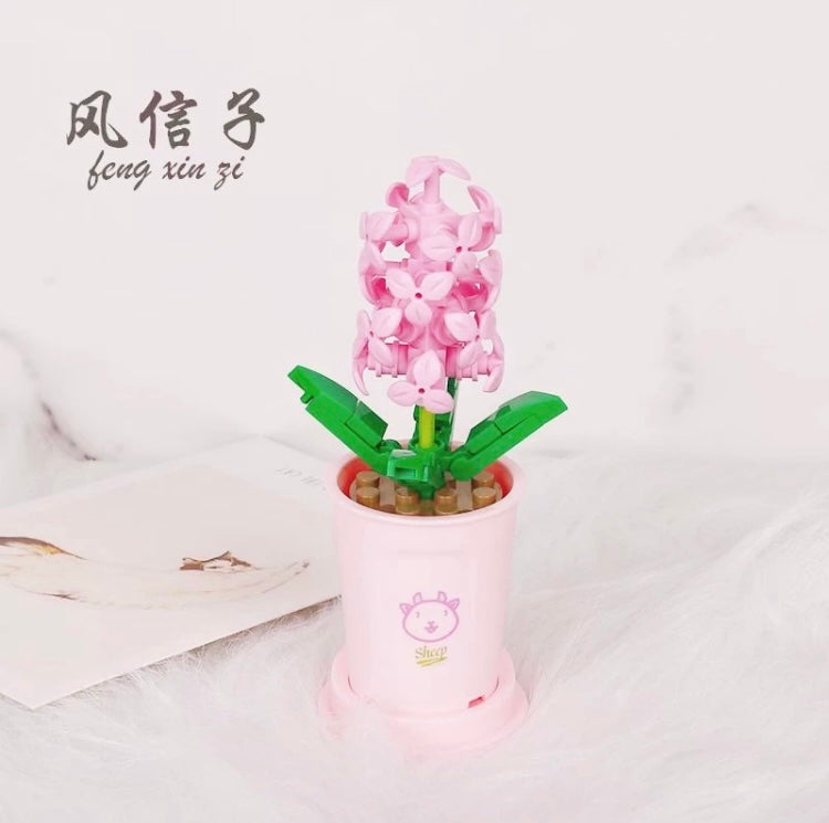 Mini Block Building Potted Plant | The Chinese Zodiac - Tiny Particle Assembly DIY Handmade Gift - KawaiiGiftLand
