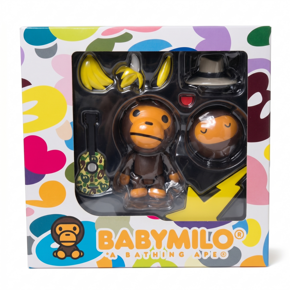 Kaiyodo Revoltech Yamaguchi Baby Milo BAPE Streetwear Action Figure (Special Edition) figurine view 1