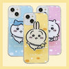 Japanese Cartoon Chiikawa | Outing ChiiKawa Hachiware Usagi with Stand - iPhone Case 11 12 13 14 15 16 16e 17 17e Pro Promax Plus