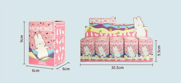 Blind Box Kawaii Lovely Characters Momo Bunny First Edition -Toy Collection