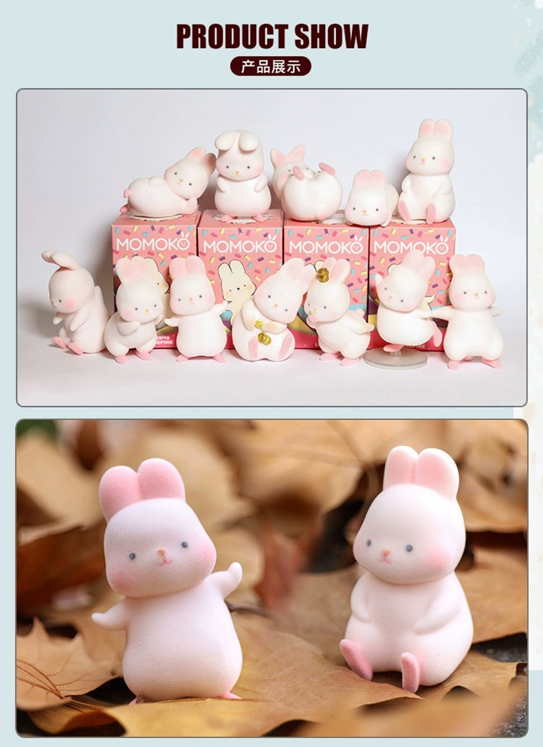 Momo with Bunny Kawaii Lovely Characters | Momo Bunny First Edition - Toy Collection Mystery Blind Box KawaiiGiftLand