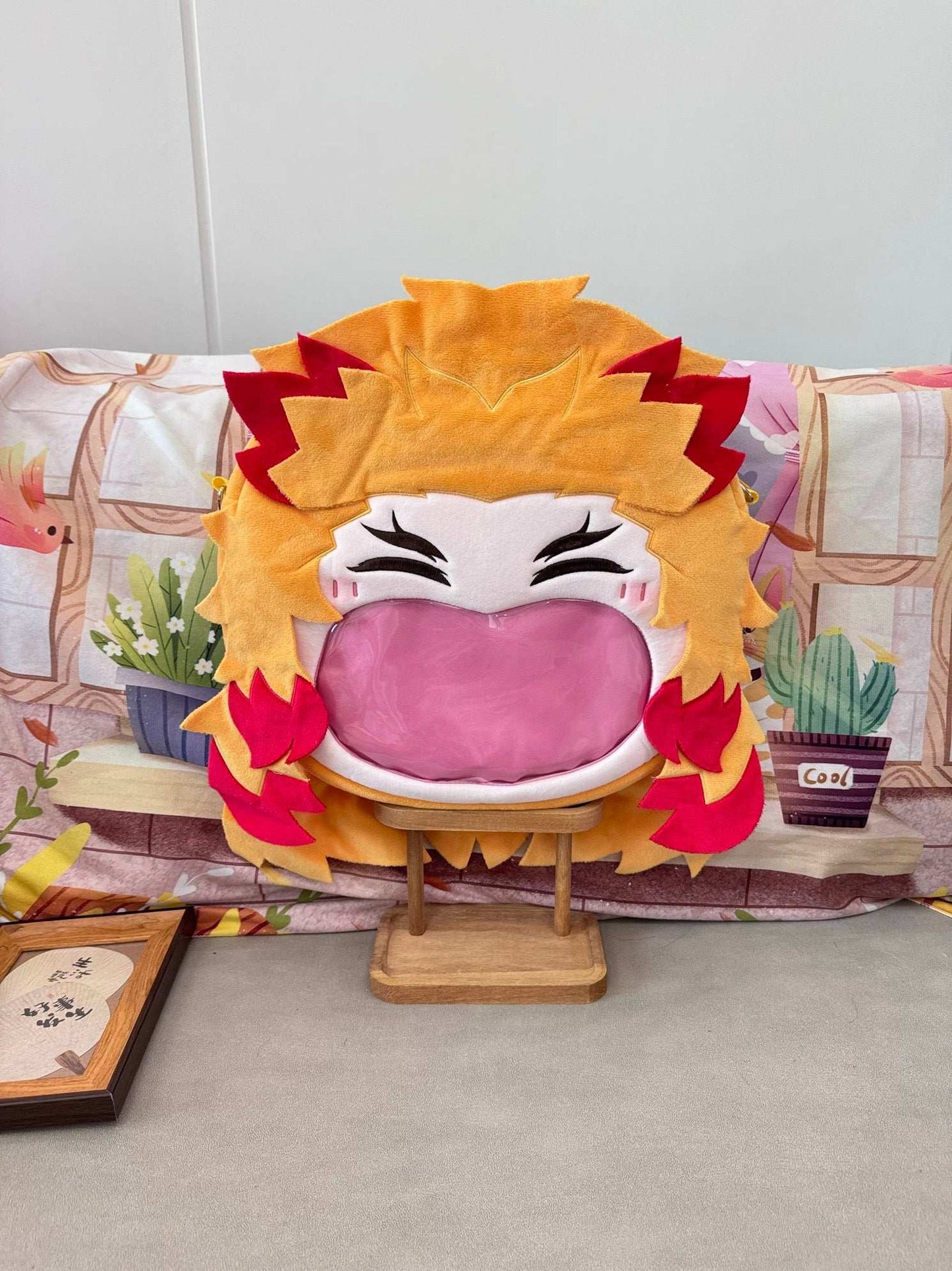 Japanese Anime Kimetsu no Yaiba Demon Slayer | Zenitsu Giyu Kyojuro Muichiro Cute Icon Itabag Backpack and Crossbody Bag - Cute Kawaii Item