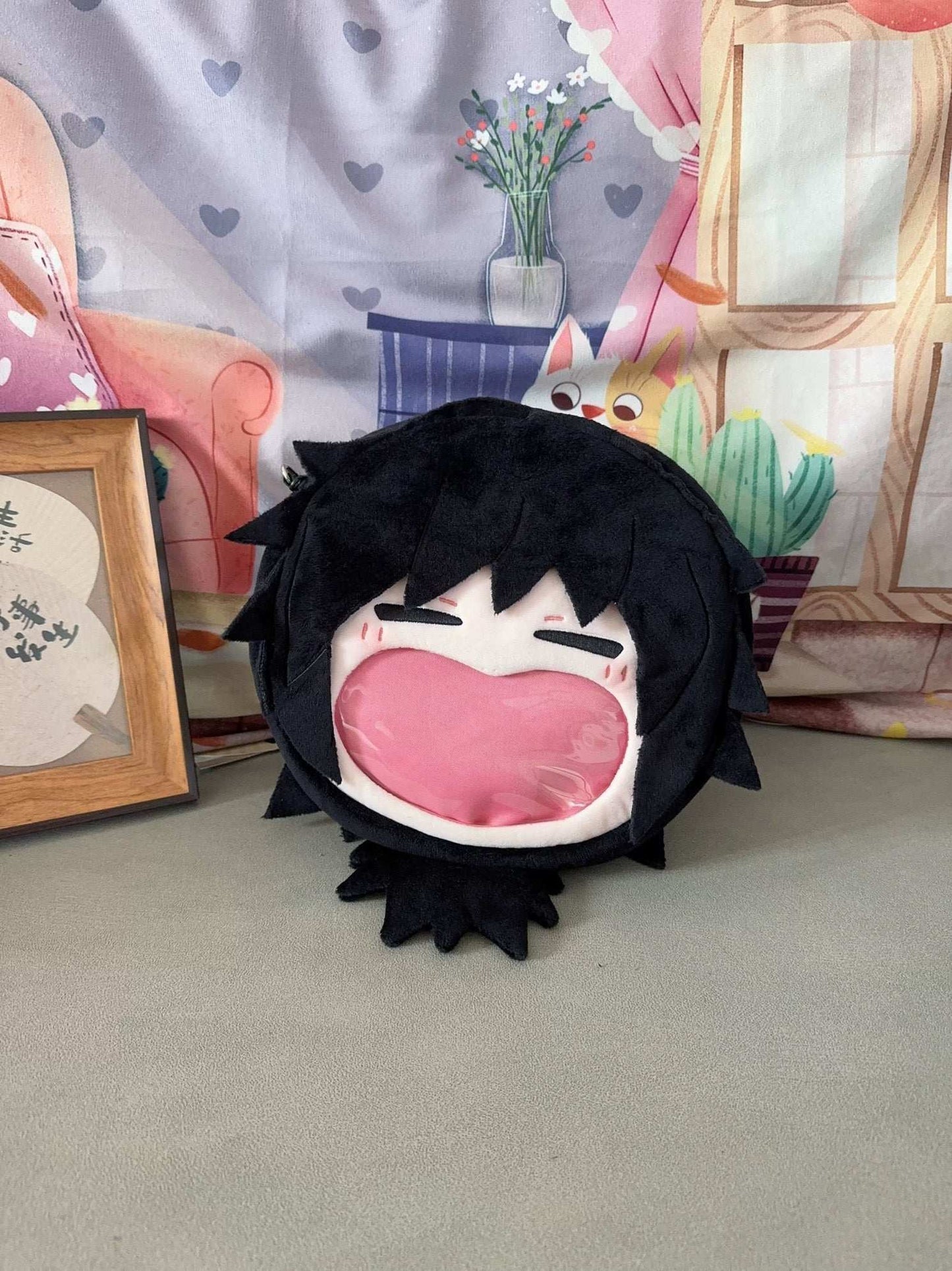 Japanese Anime Kimetsu no Yaiba Demon Slayer | Zenitsu Giyu Kyojuro Muichiro Cute Icon Itabag Backpack and Crossbody Bag - Cute Kawaii Item
