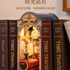 Craft Kits Wooden Booknook & Wonderland | Time Travel Train Station - DIY Handmade Mini World Miniature Gift with LED Light