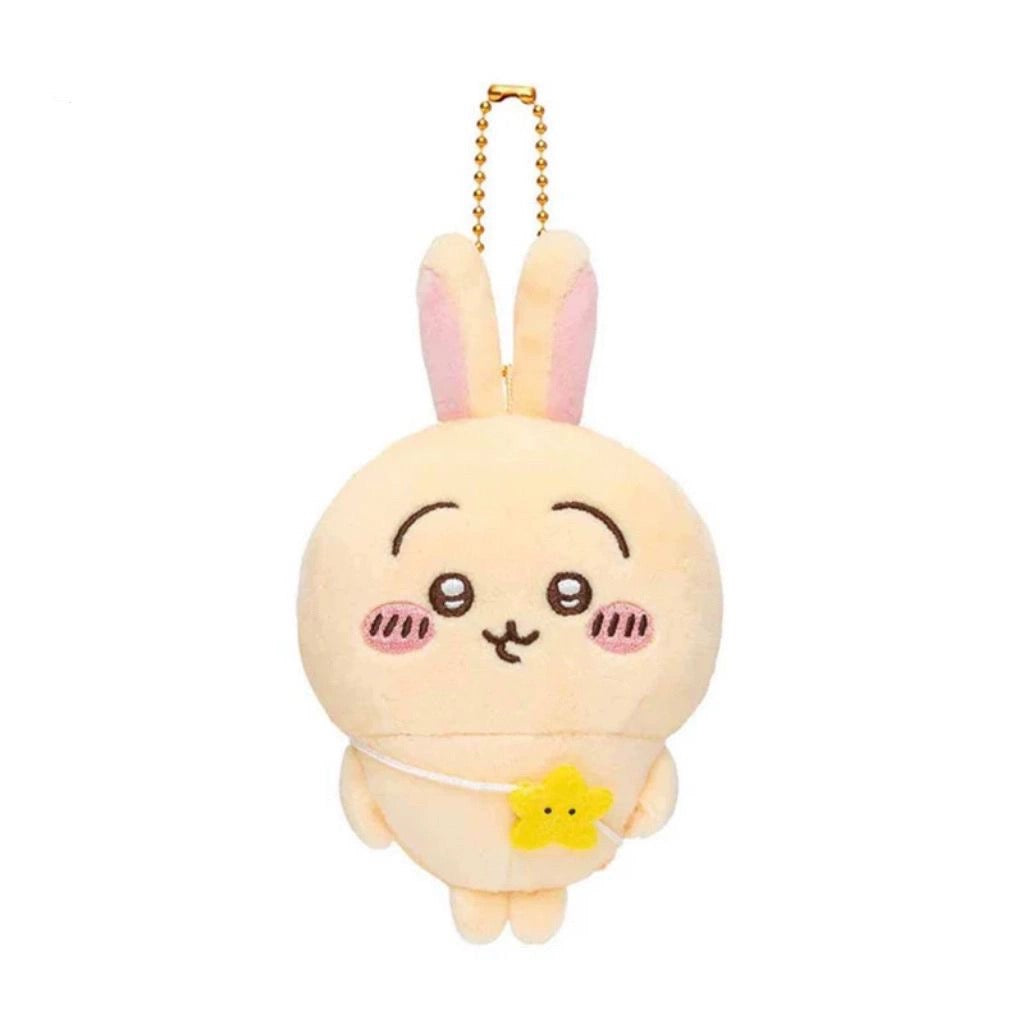 Japan ChiiKawa Travelling | ChiiKawa Hachiware Usagi - Mini Plush Doll Keychain KawaiiGiftLand