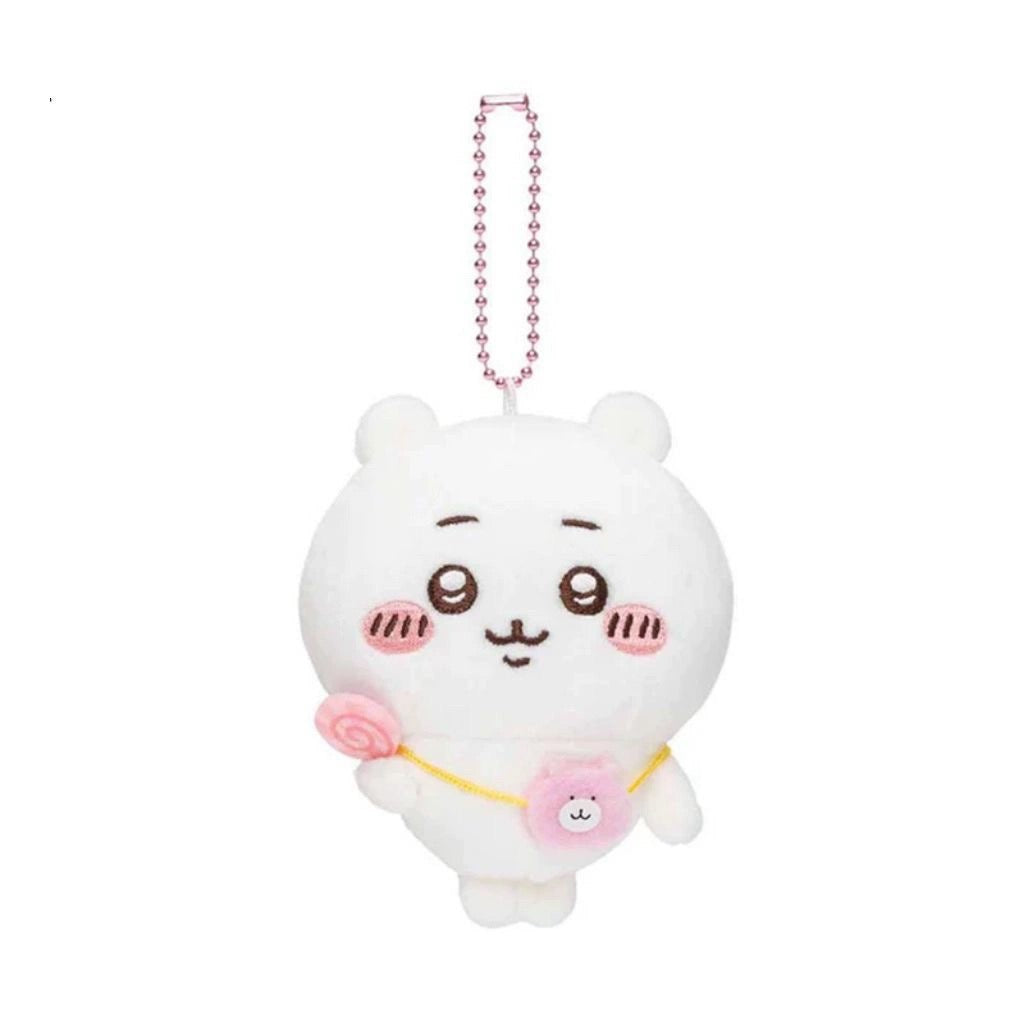 Japan ChiiKawa Travelling | ChiiKawa Hachiware Usagi - Mini Plush Doll Keychain KawaiiGiftLand