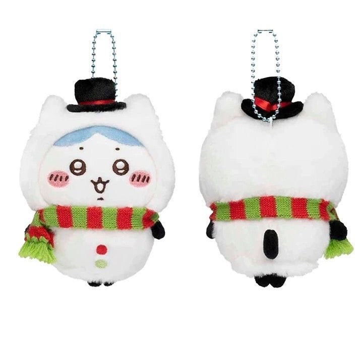 Japan ChiiKawa Merry Chrismas Edition | ChiiKawa Hachiware Usagi - Mini Plush Doll keychain KawaiiGiftLand